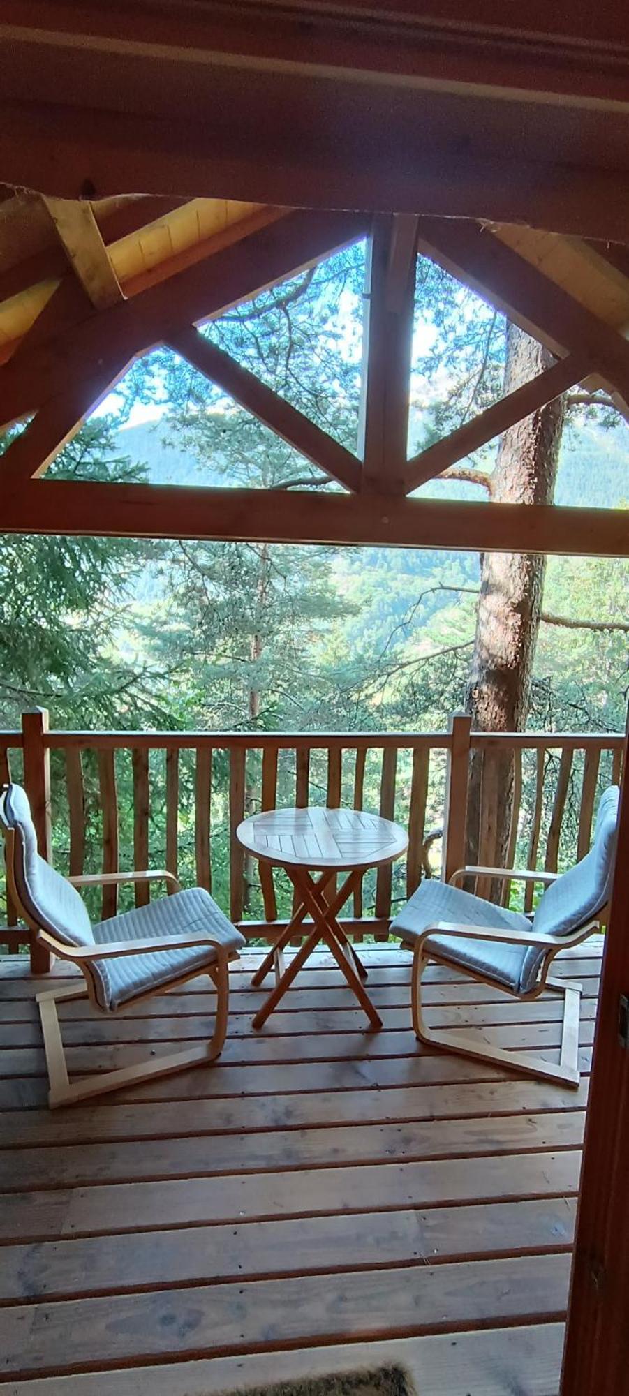 Les Cabanes Des Pins Sylvestres Saint-Martin-Vesubie Bagian luar foto
